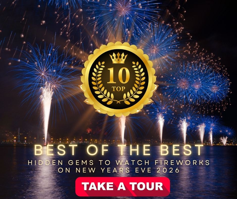 Hidden Gems to Watch Fireworks on New Years Eve 2026 in Bike Tour of Amsterdam's, Netherlands